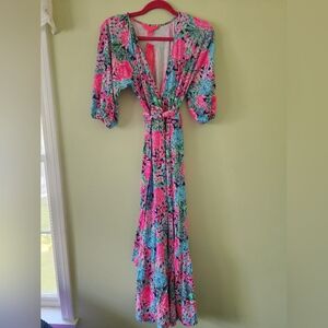 NWT Lilly Pulitzer Brantley Midi Wrap Dress